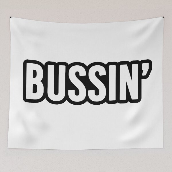 Item preview, Bussin in Bold Outline  designed and sold by Memes N Lore .