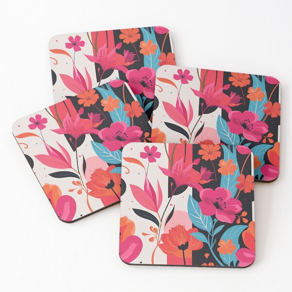 Item preview, Vibrant modern art for decorative textiles designed and sold by Yogohe.