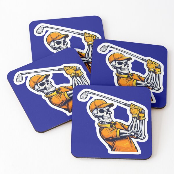 Item preview, Skeleton Golfer Swinging Golf Club designed and sold by Rue Market.