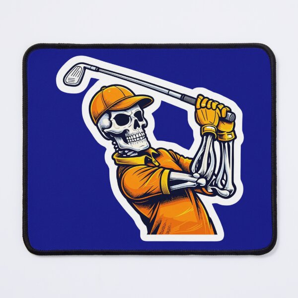 Item preview, Skeleton Golfer Swinging Golf Club designed and sold by Rue Market.