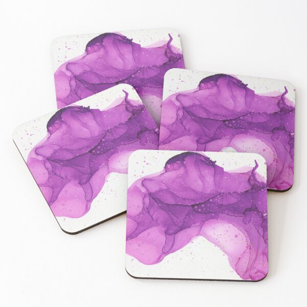 Item preview, Amethyst-Wave Fluid Ink Abstract designed and sold by Barbie Rebranded.