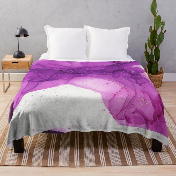 Item preview, Amethyst-Wave Fluid Ink Abstract designed and sold by Barbie Rebranded.