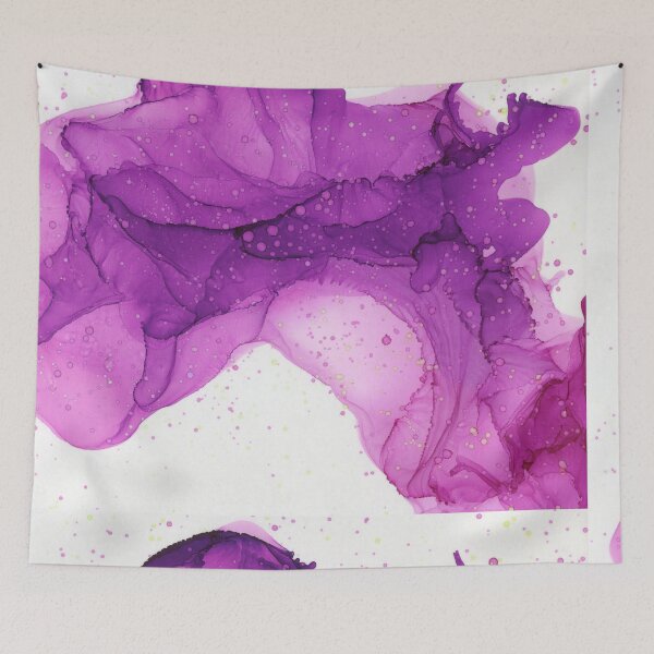 Item preview, Amethyst-Wave Fluid Ink Abstract designed and sold by Barbie Rebranded.