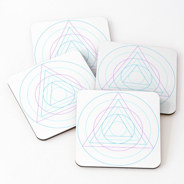Item preview, Simplified Representation of the Sri Yantra — Futuristic Fractal Seal designed and sold by nixonmercurio.
