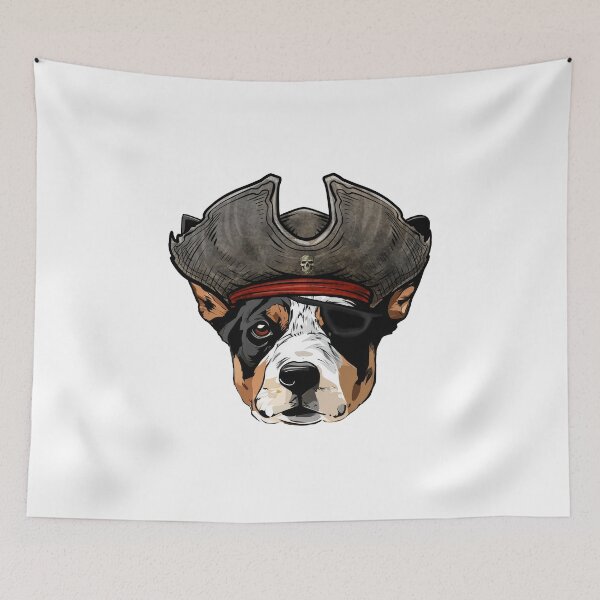 Item preview, Australian Cattle Dog Pirate designed and sold by whyitsme.