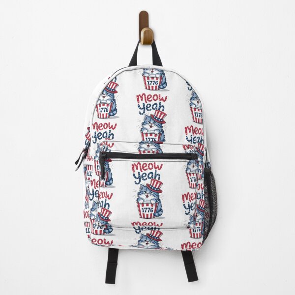 Item preview, Meow Yeah Patriotic Cat 1776 USA Independence Day designed and sold by Taans-Creation.