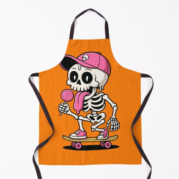 Item preview, Cartoon Skeleton on a Skateboard designed and sold by Rue Market.