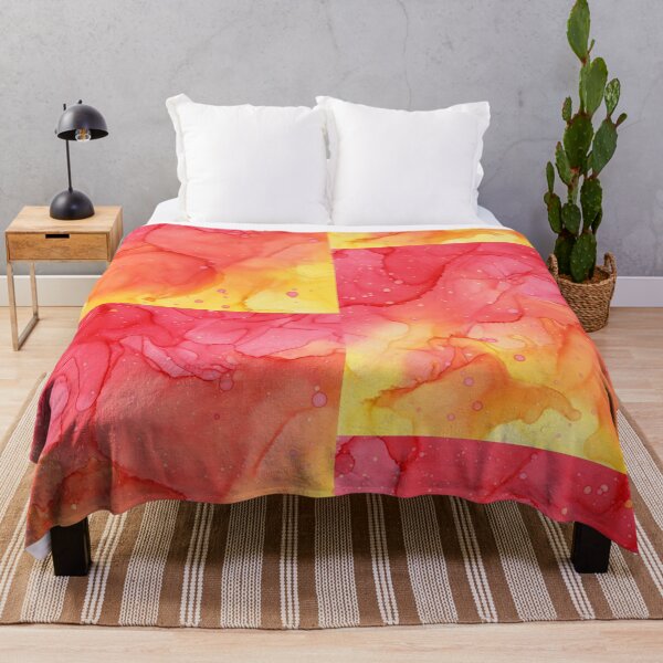 Item preview, Coral-Sunrise Fluid Ink Abstract designed and sold by Barbie Rebranded.
