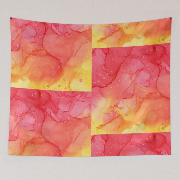 Item preview, Coral-Sunrise Fluid Ink Abstract designed and sold by Barbie Rebranded.