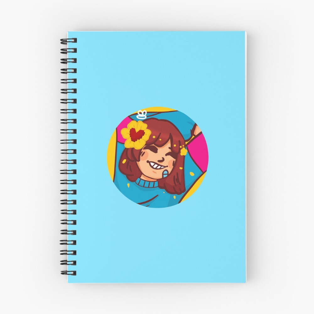 Vista previa del artículo con la obra «Cuaderno de espiral», diseñado y vendido por FishbonesBox.