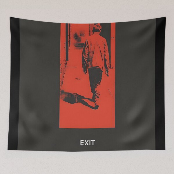 Item preview, red EXIT designed and sold by aliraweb.