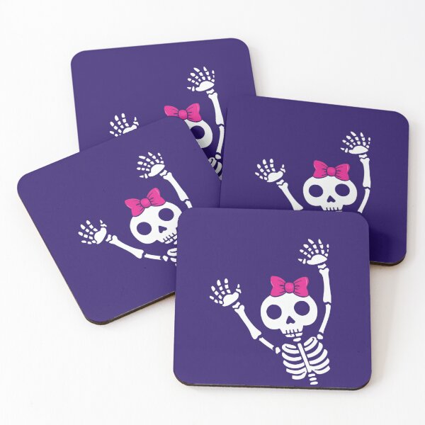 Item preview, Playful Skeleton With Pink Bow designed and sold by Rue Market.
