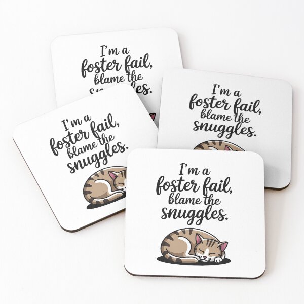 Item preview, Foster Fail Blame the Snuggles Funny Pet Rescue designed and sold by CuteDesignables.