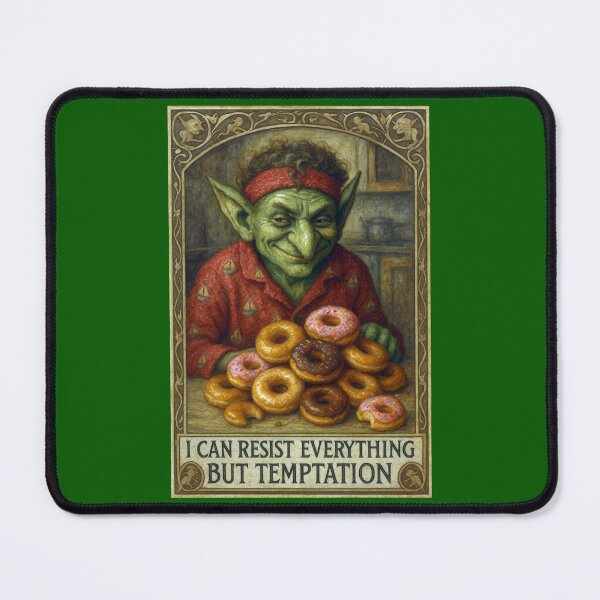 Item preview, I Can Resist Everything but Temptation designed and sold by Tridentulus.