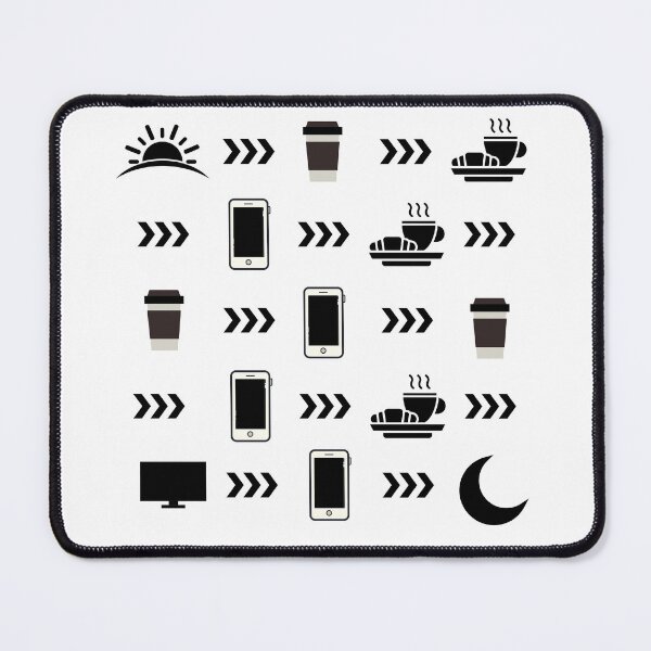 Item preview, Daily Routine Cycle Digital Art designed and sold by UnbrandedFit.