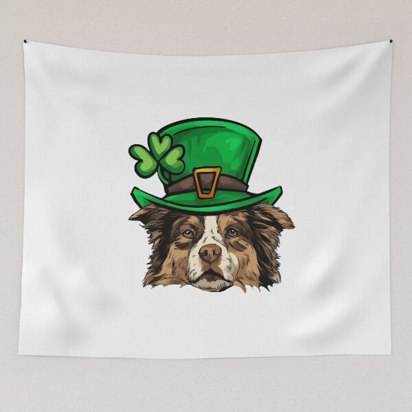 Item preview, St Patricks Day Australian Shepherd Dog designed and sold by whyitsme.