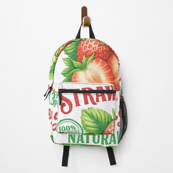 Item preview, Sweet Strawberries Vintage Fruit Label Retro designed and sold by TynesDesign.