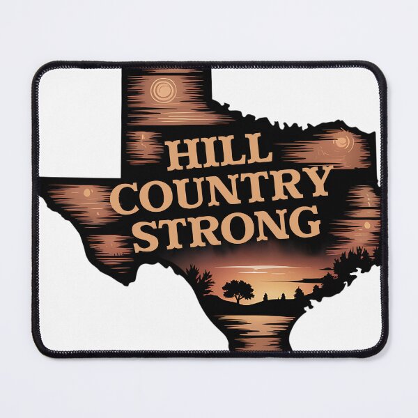 Item preview, Hill Country Strong – Rustic Texas Sunset Design – Western Country Pride – Texas State Outline Graphic for Southern Style Lovers designed and sold by CoastalEmp.