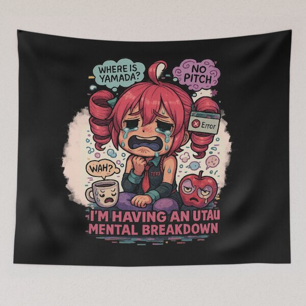 Item preview, UTAU Mental Breakdown – Teto Kasane Error Mode designed and sold by Panda LuL Art.