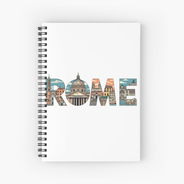 Item preview, Rome, Italy Block Letters designed and sold by BubbleArt21.