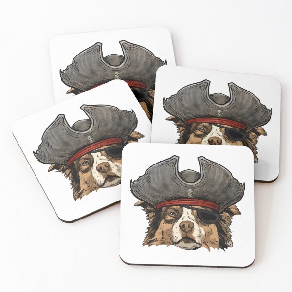 Item preview, Australian Shepherd Pirate designed and sold by whyitsme.