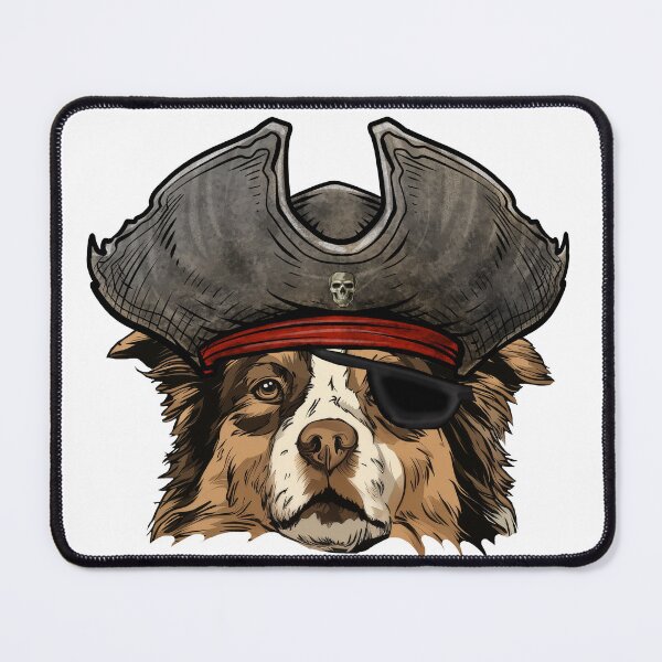 Item preview, Australian Shepherd Pirate designed and sold by whyitsme.