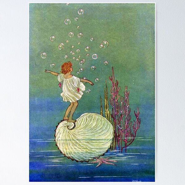 Item preview, Fairy Under the Sea - Ida Rentoul Outhwaite designed and sold by forgottenbeauty.