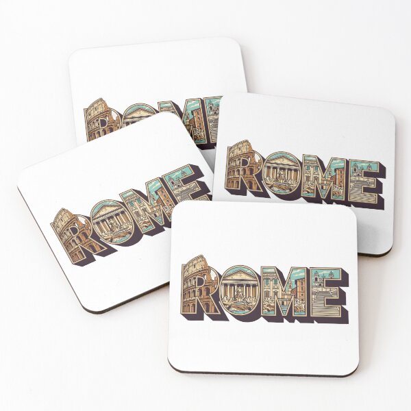 Item preview, Rome, Italy Block Letters designed and sold by Travel and Treats.