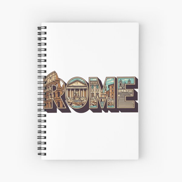 Item preview, Rome, Italy Block Letters designed and sold by BubbleArt21.