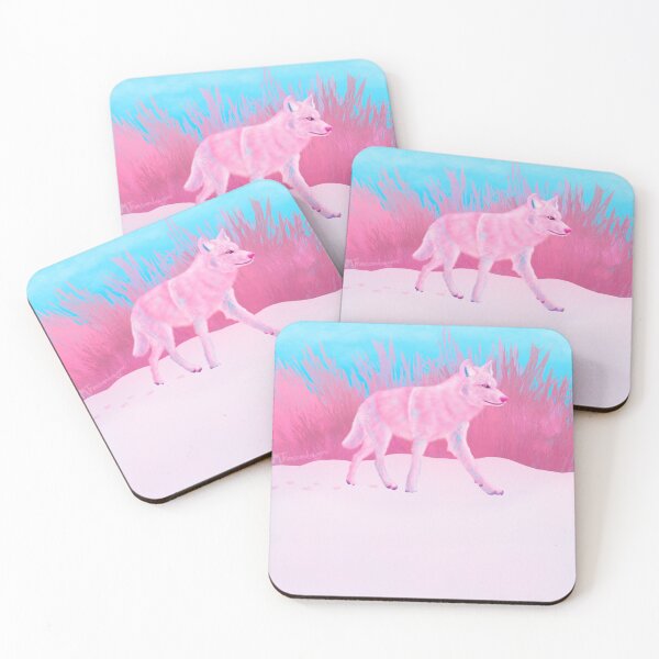 Item preview, Transfem Wolf Walking in the Snow designed and sold by Transcendragons.