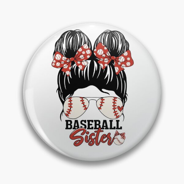 Item preview, Baseball Sister Girl Bun Design with Bow and Sunglasses designed and sold by haitrieuic96.