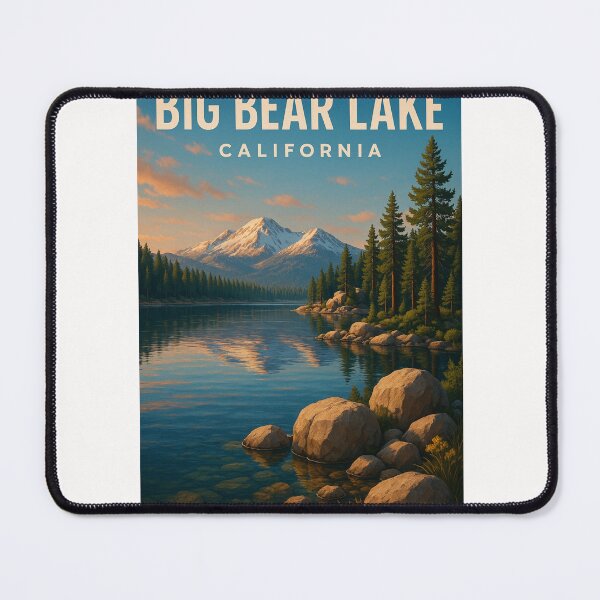 Item preview, Big Bear Lake California Alpine View designed and sold by Places On Earth.