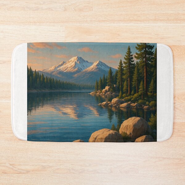 Item preview, Big Bear Lake California Alpine View designed and sold by Places On Earth.