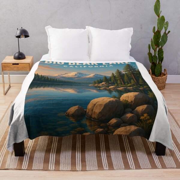 Item preview, Big Bear Lake California Alpine View designed and sold by Places On Earth.