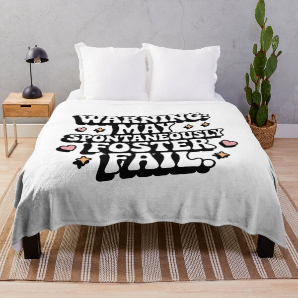 Item preview, Warning May Spontaneously Foster Fail – Funny Animal Rescue  designed and sold by CuteDesignables.