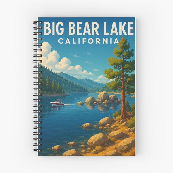 Item preview, Big Bear Lake Boating and Pines designed and sold by Places On Earth.
