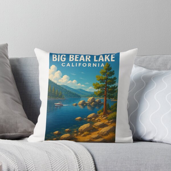 Item preview, Big Bear Lake Boating and Pines designed and sold by Places On Earth.