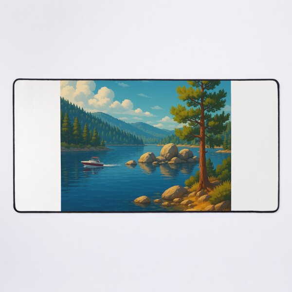 Item preview, Big Bear Lake Boating and Pines designed and sold by Places On Earth.