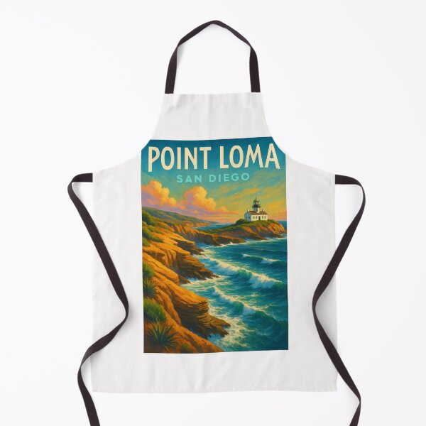 Item preview, Point Loma Lighthouse Sunset San Diego designed and sold by Places On Earth.