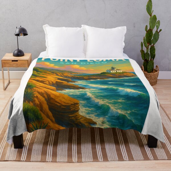 Item preview, Point Loma Lighthouse Sunset San Diego designed and sold by Places On Earth.