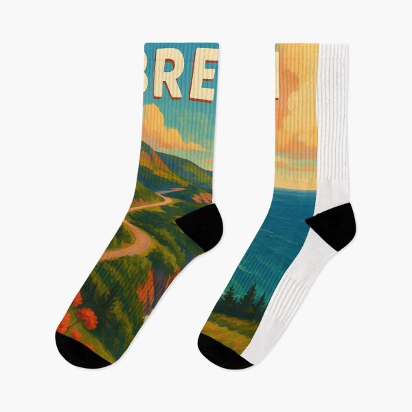 Item preview, Cape Breton Coastal Road Sunset designed and sold by Places On Earth.