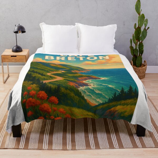 Item preview, Cape Breton Coastal Road Sunset designed and sold by Places On Earth.