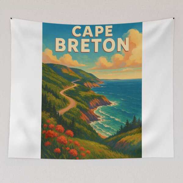 Item preview, Cape Breton Coastal Road Sunset designed and sold by Places On Earth.