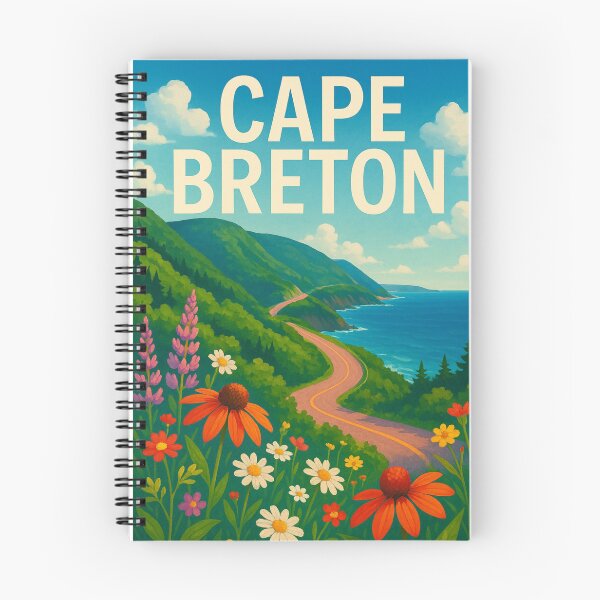 Artikelvorschau, Cape Breton Wildblumen und Cabot Trail entworfen und verkauft von Places On Earth.