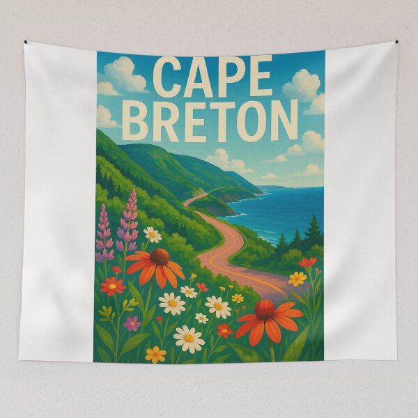 Item preview, Cape Breton Wildflowers and Cabot Trail designed and sold by Places On Earth.