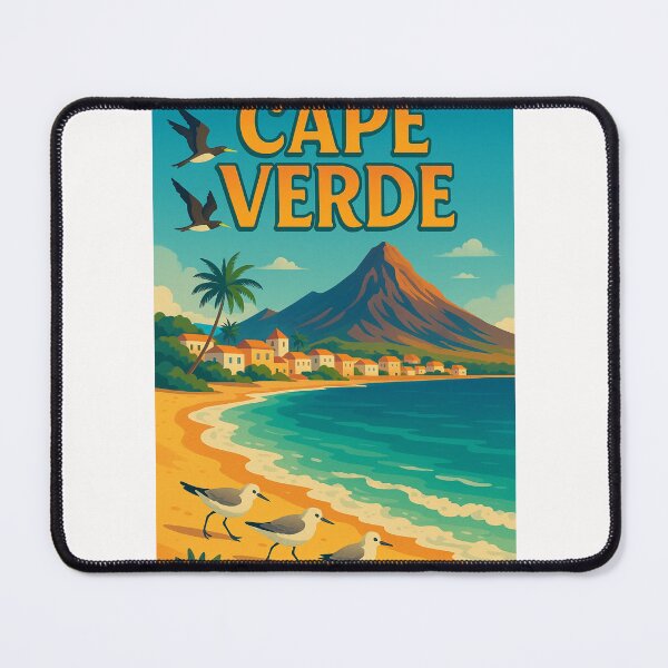Item preview, Cape Verde Beach and Birds Coastal Scene designed and sold by Places On Earth.