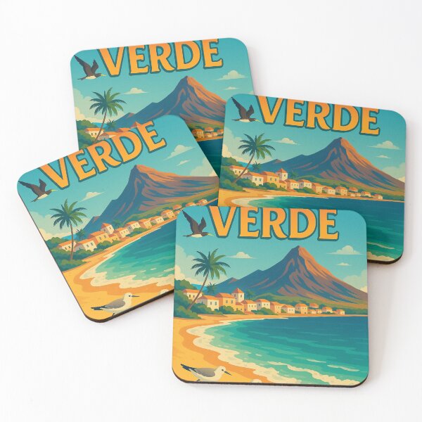 Item preview, Cape Verde Beach and Birds Coastal Scene designed and sold by Places On Earth.