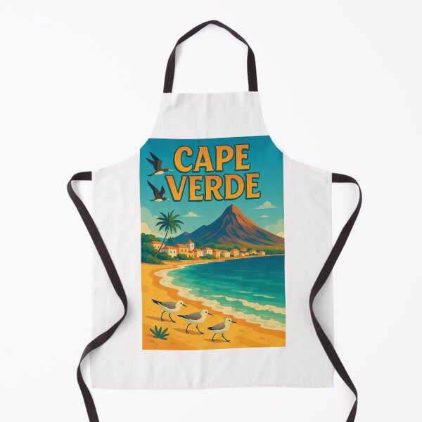 Item preview, Cape Verde Beach and Birds Coastal Scene designed and sold by Places On Earth.