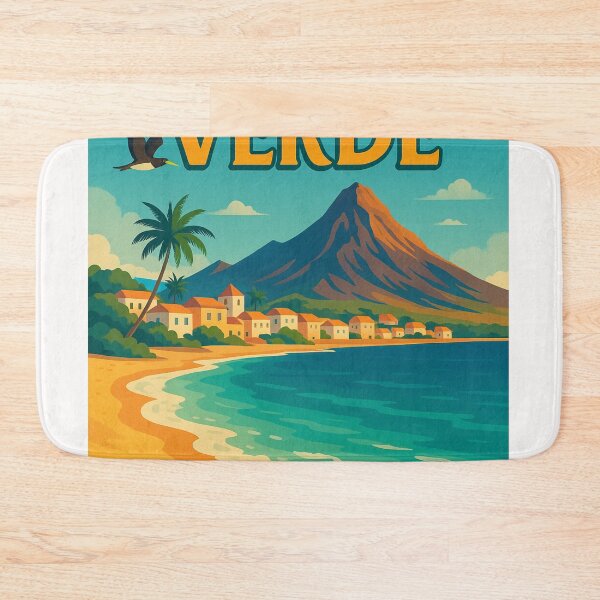 Item preview, Cape Verde Beach and Birds Coastal Scene designed and sold by Places On Earth.