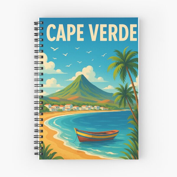 Item preview, Cape Verde Volcano and Boat Bay designed and sold by Places On Earth.